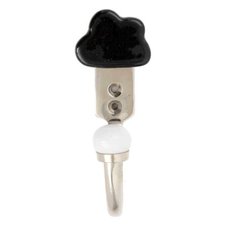 Black Cloud Ceramic Hook